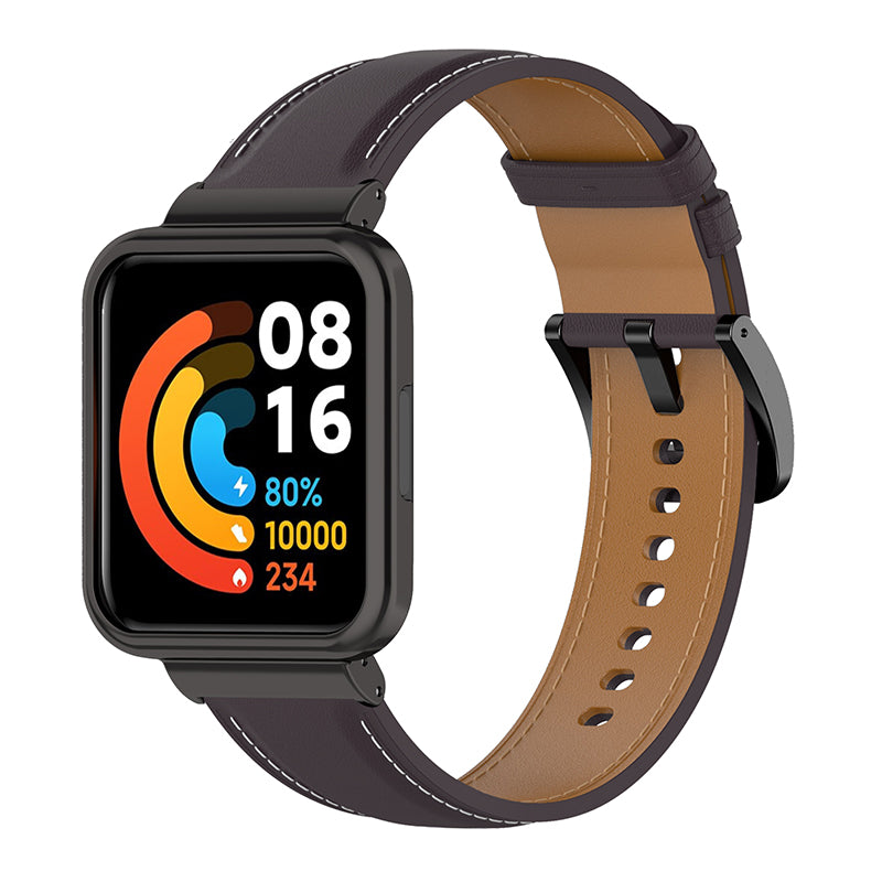 For Xiaomi Redmi Watch 2 Lite Replacement Genuine Leather Strap Adjustable Watch Band For Xiaomi Redmi Watch 2 Lite Replacement Genuine Leather Strap Adjustable Watch Band